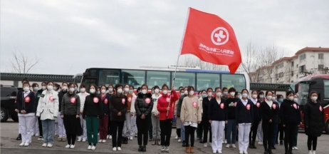 春暖花開，英雄歸來！葫蘆島市第二人民醫(yī)院支援綏中醫(yī)療隊(duì)凱旋而歸~